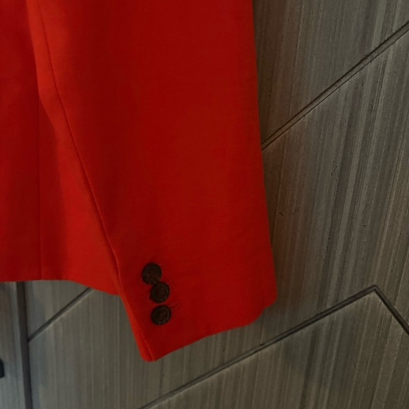 J.CREW Parke Blazer in Linen Brilliant Sunset H9710 Size 14 NWT Retails: $178 - Picture 8 of 16